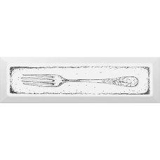 Декор 8,5х28,5 Fork черный